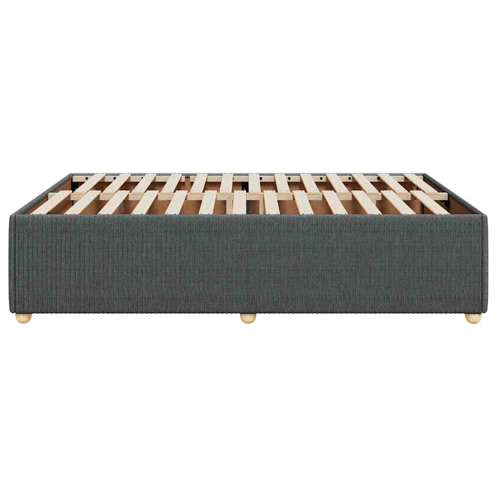 8721102699580_g_en_hd_3 vidaXL Bed Frame without Mattress Dark Grey Double Fabric - Image 5