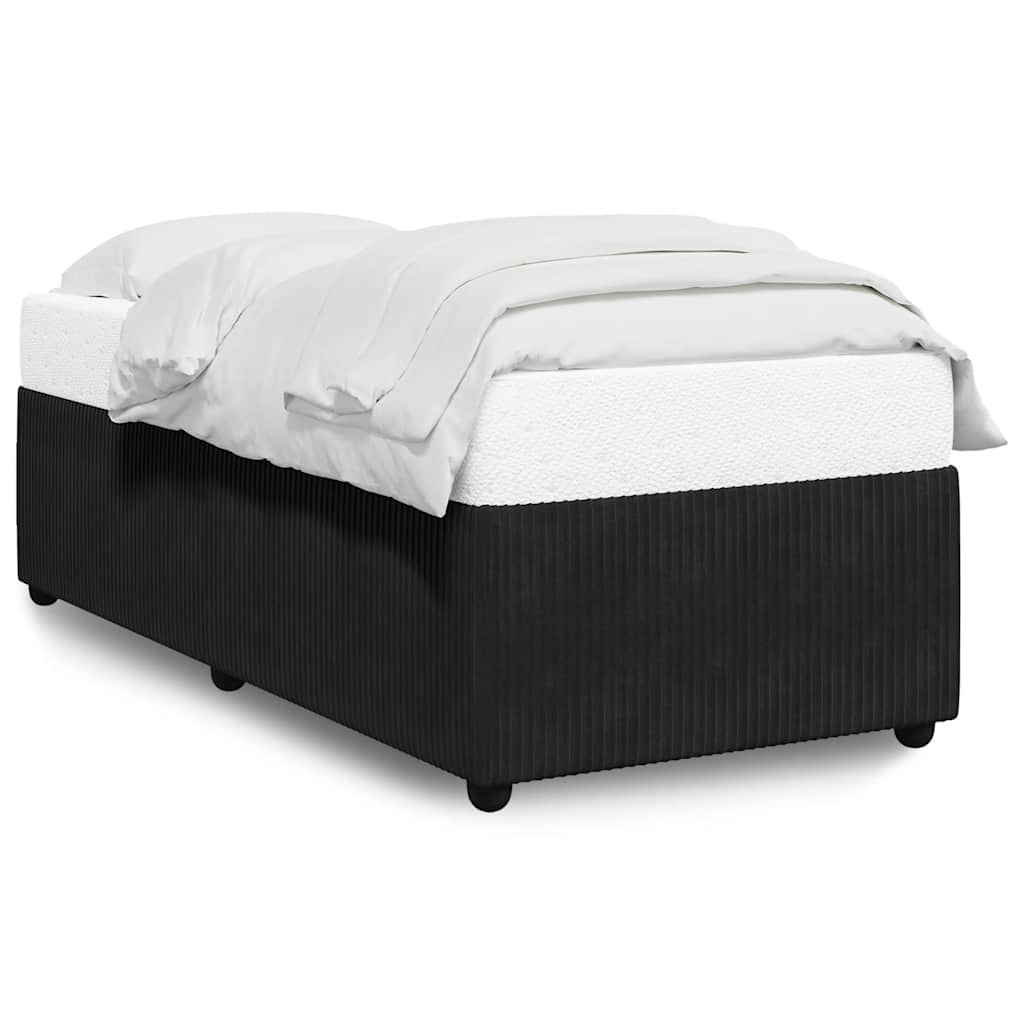 8721102699634_a_en_hd_1 vidaXL Bed Frame without Mattress Black 90x190 cm Velvet - Image 2