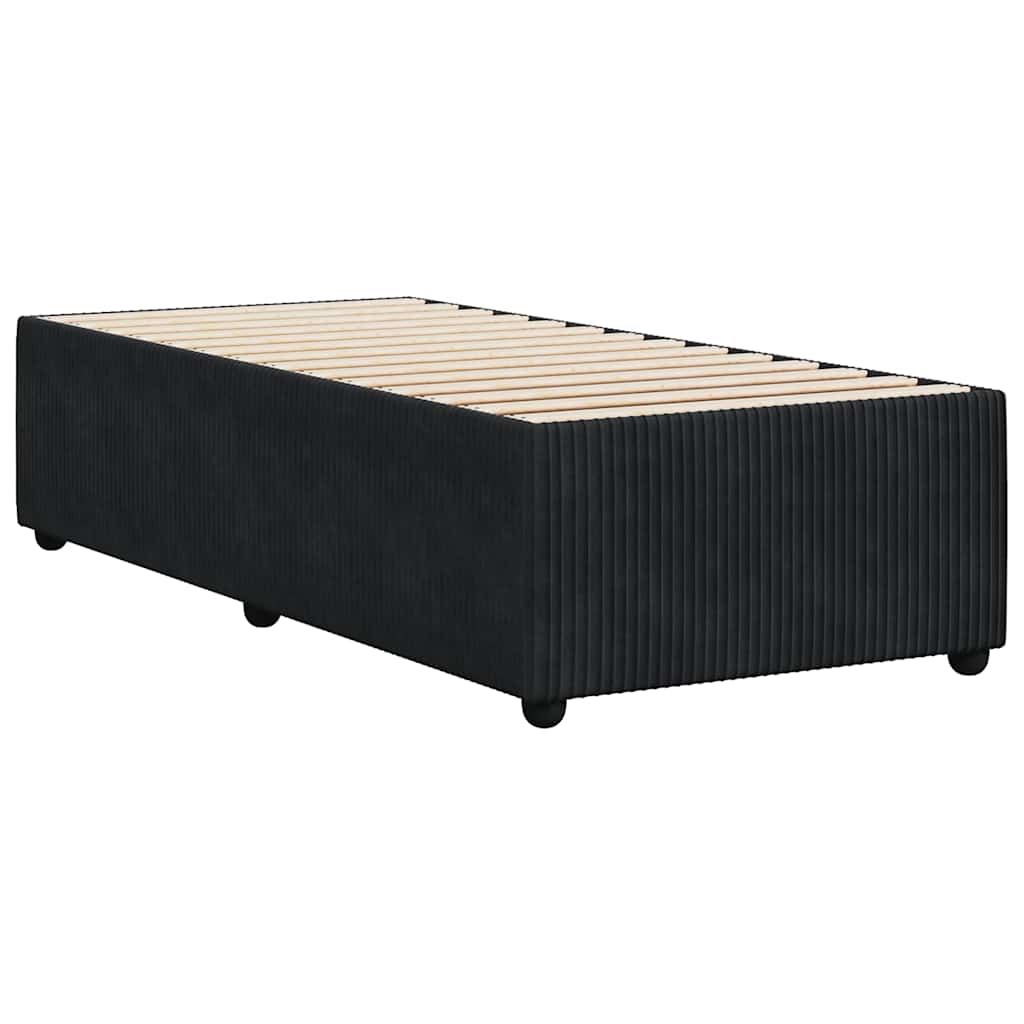 8721102699634_g_en_hd_4 vidaXL Bed Frame without Mattress Black 90x190 cm Velvet - Image 6