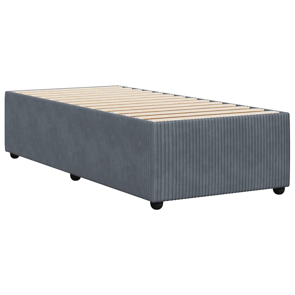 8721102699641_g_en_hd_4 vidaXL Bed Frame without Mattress Dark Grey King Single Velvet - Image 6