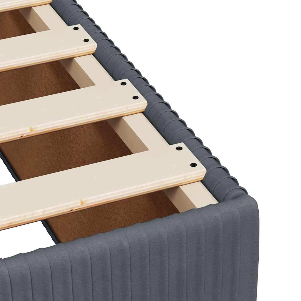8721102699665_g_en_hd_5 vidaXL Bed Frame without Mattress Dark Grey Double Velvet - Image 7