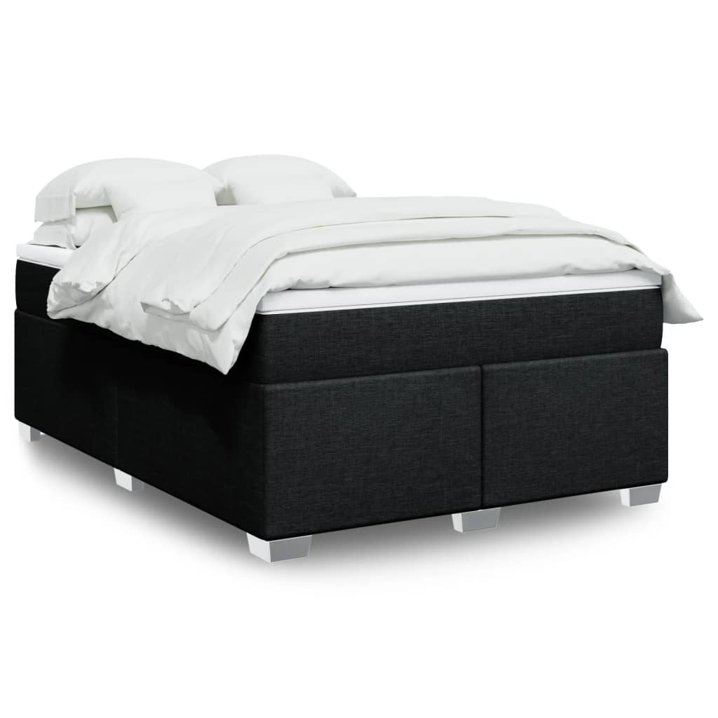 8721102700644_a_en_hd_1 vidaXL Box Spring Bed with Mattress Dark Grey Double Fabric - Image 2