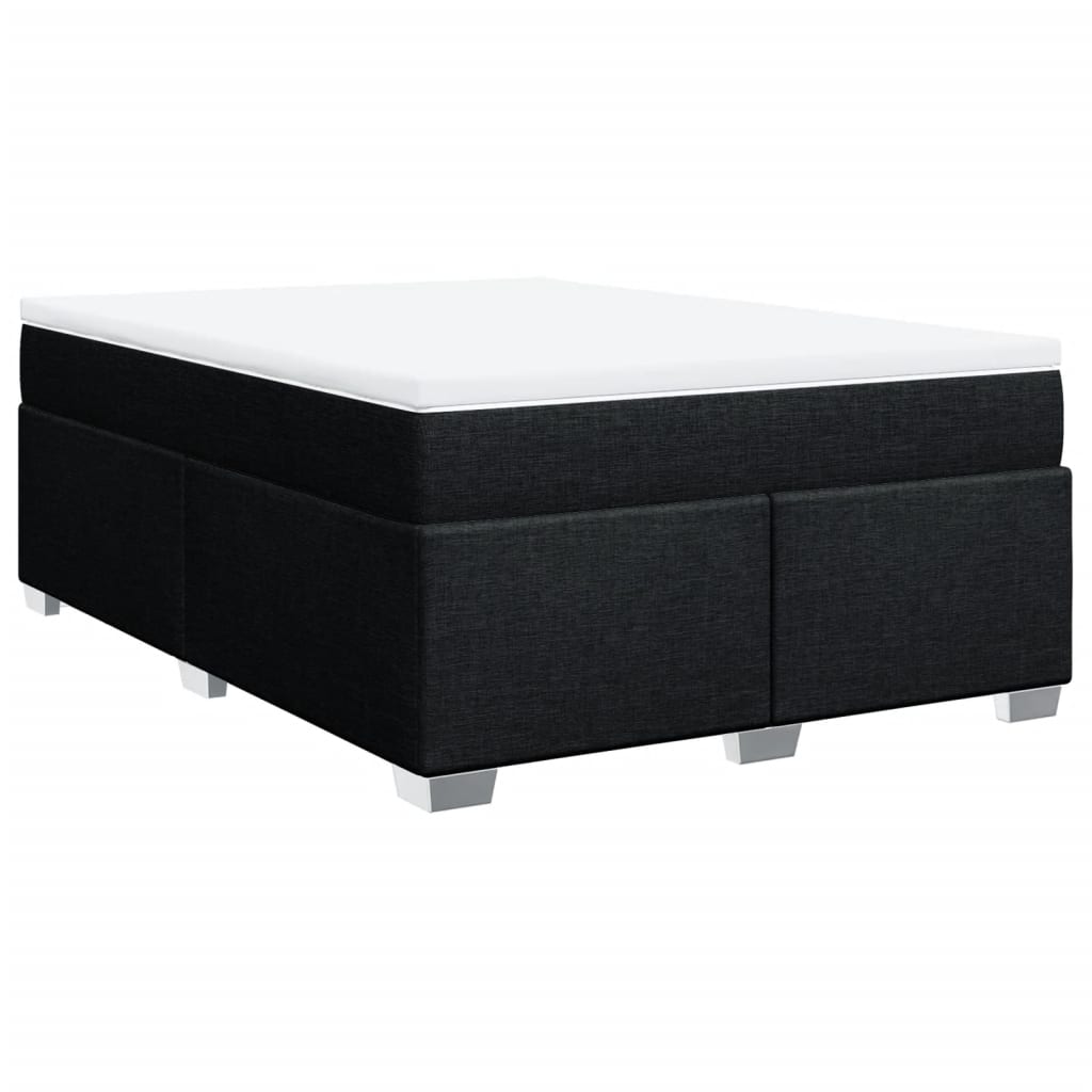8721102700644_g_en_hd_1 vidaXL Box Spring Bed with Mattress Dark Grey Double Fabric - Image 3