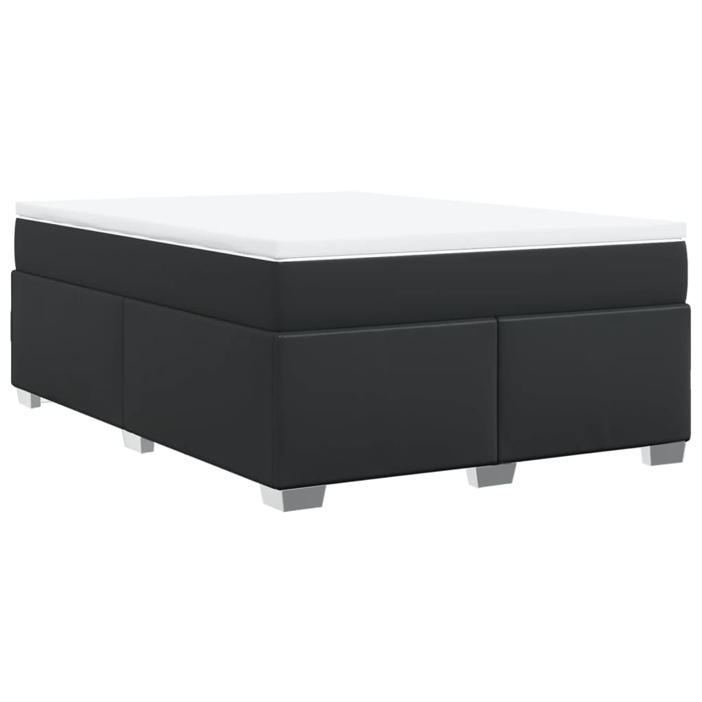 8721102701269_g_en_hd_4 vidaXL Box Spring Bed with Mattress Black Queen Faux Leather - Image 6