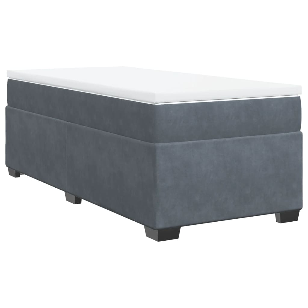 8721102702075_g_en_hd_1 vidaXL Box Spring Bed with Mattress Dark Grey King Single Velvet - Image 3