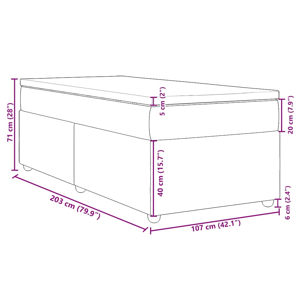 8721102703041_g_en_hd_10 vidaXL Box Spring Bed with Mattress Dark Grey King Single Fabric - Image 12