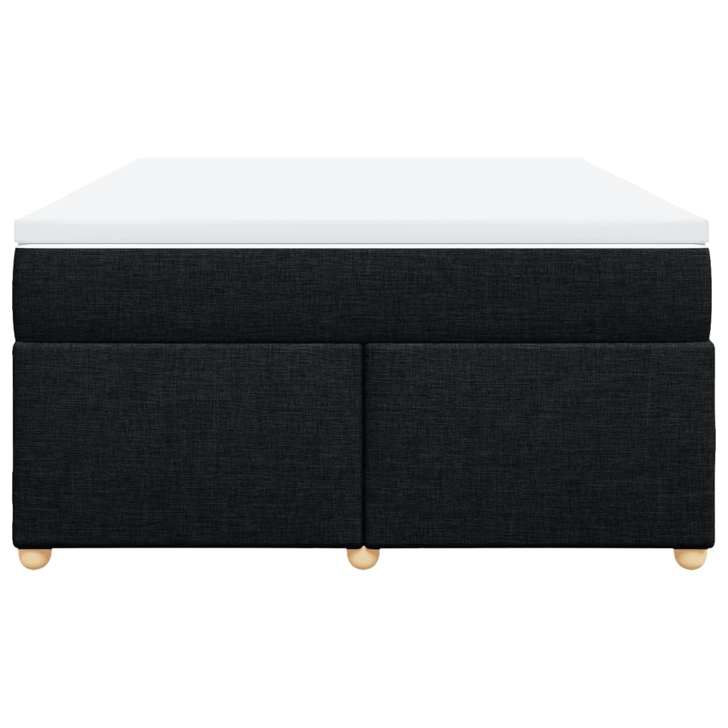 8721102703072_g_en_hd_2 vidaXL Box Spring Bed with Mattress Black Double Fabric - Image 4