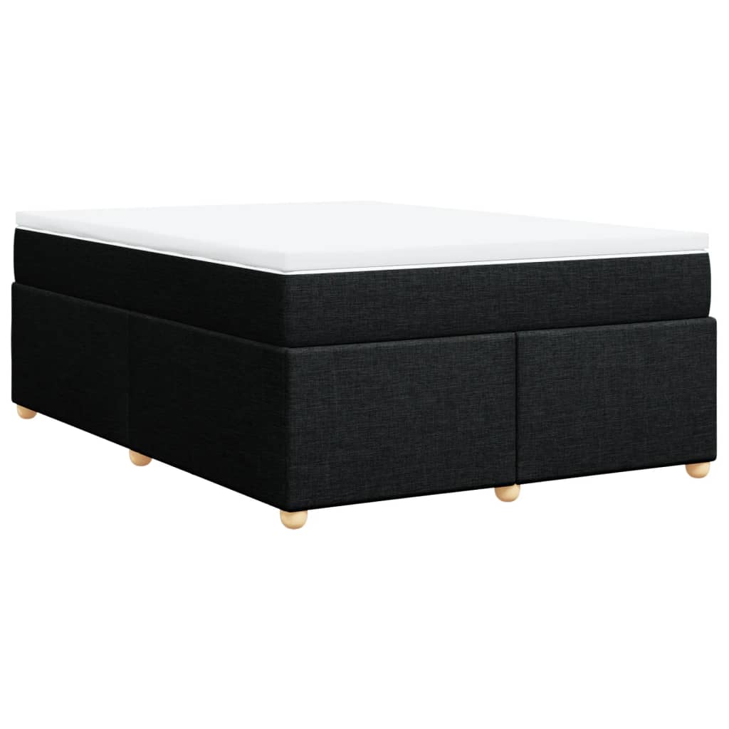 8721102703072_g_en_hd_4 vidaXL Box Spring Bed with Mattress Black Double Fabric - Image 6