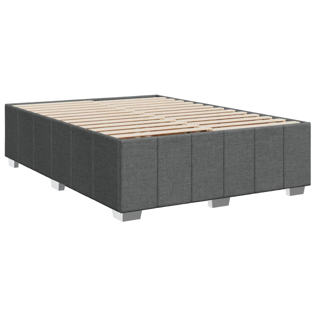 8721102704031_g_en_hd_3 vidaXL Box Spring Bed with Mattress Dark Grey Double Size Fabric - Image 5