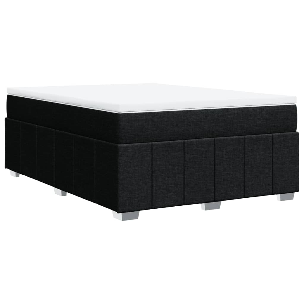 8721102704048_g_en_hd_7 vidaXL Box Spring Bed with Mattress Black Double Size Fabric - Image 9