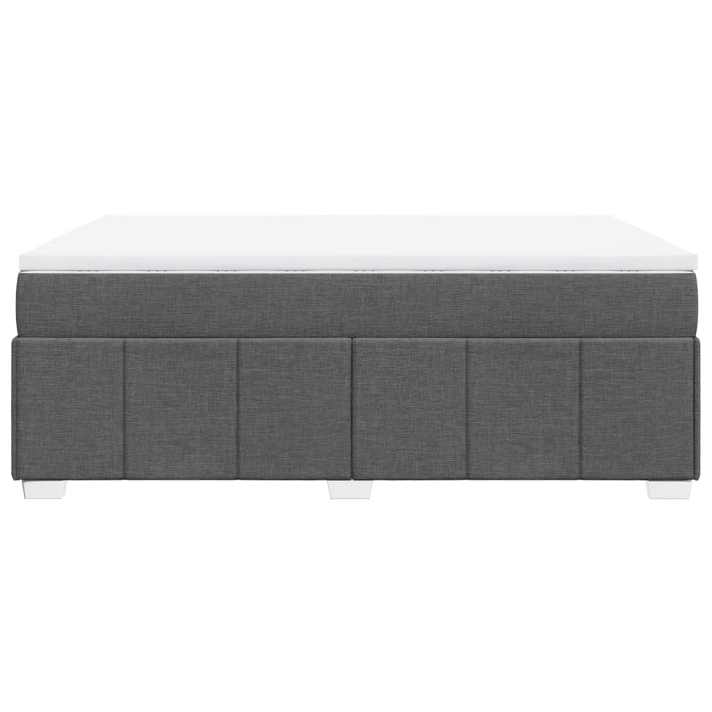 8721102704055_g_en_hd_6 vidaXL Box Spring Bed with Mattress Dark Grey Queen Size Fabric - Image 8