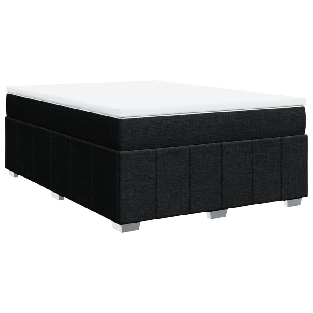 8721102704062_a_en_hd_1 vidaXL Box Spring Bed with Mattress Black Queen Size Fabric - Image 2