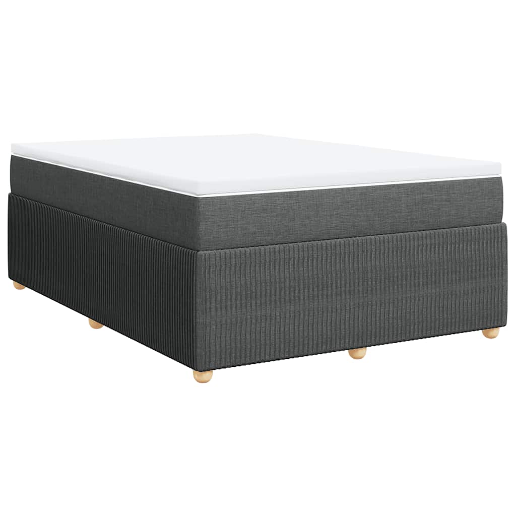 8721102705793_a_en_hd_1 vidaXL Box Spring Bed with Mattress Black Double Fabric - Image 2