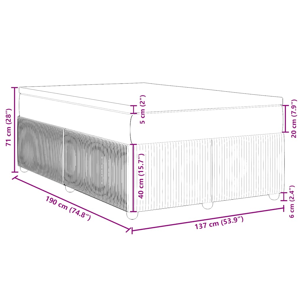 8721102705793_g_en_hd_10 vidaXL Box Spring Bed with Mattress Black Double Fabric - Image 12