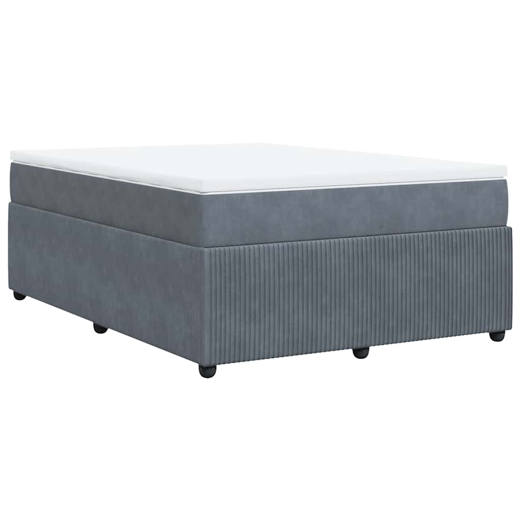 8721102705847_g_en_hd_7 vidaXL Box Spring Bed with Mattress Dark Grey Double Velvet - Image 9