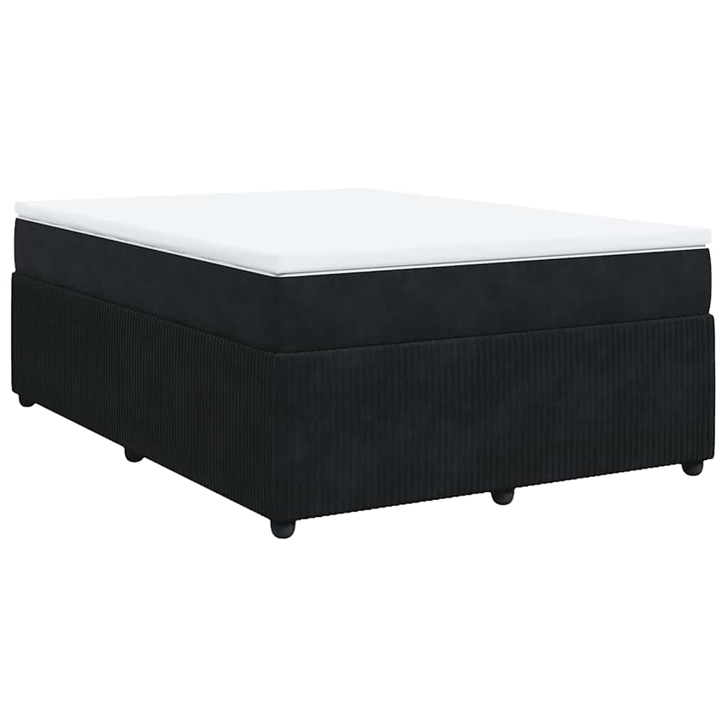8721102705854_a_en_hd_1 vidaXL Box Spring Bed with Mattress Black Double Velvet - Image 2