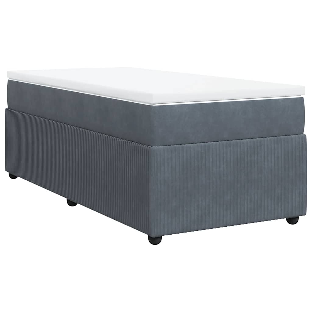 8721102705861_a_en_hd_1 vidaXL Box Spring Bed with Mattress Dark Grey King Single Velvet - Image 2