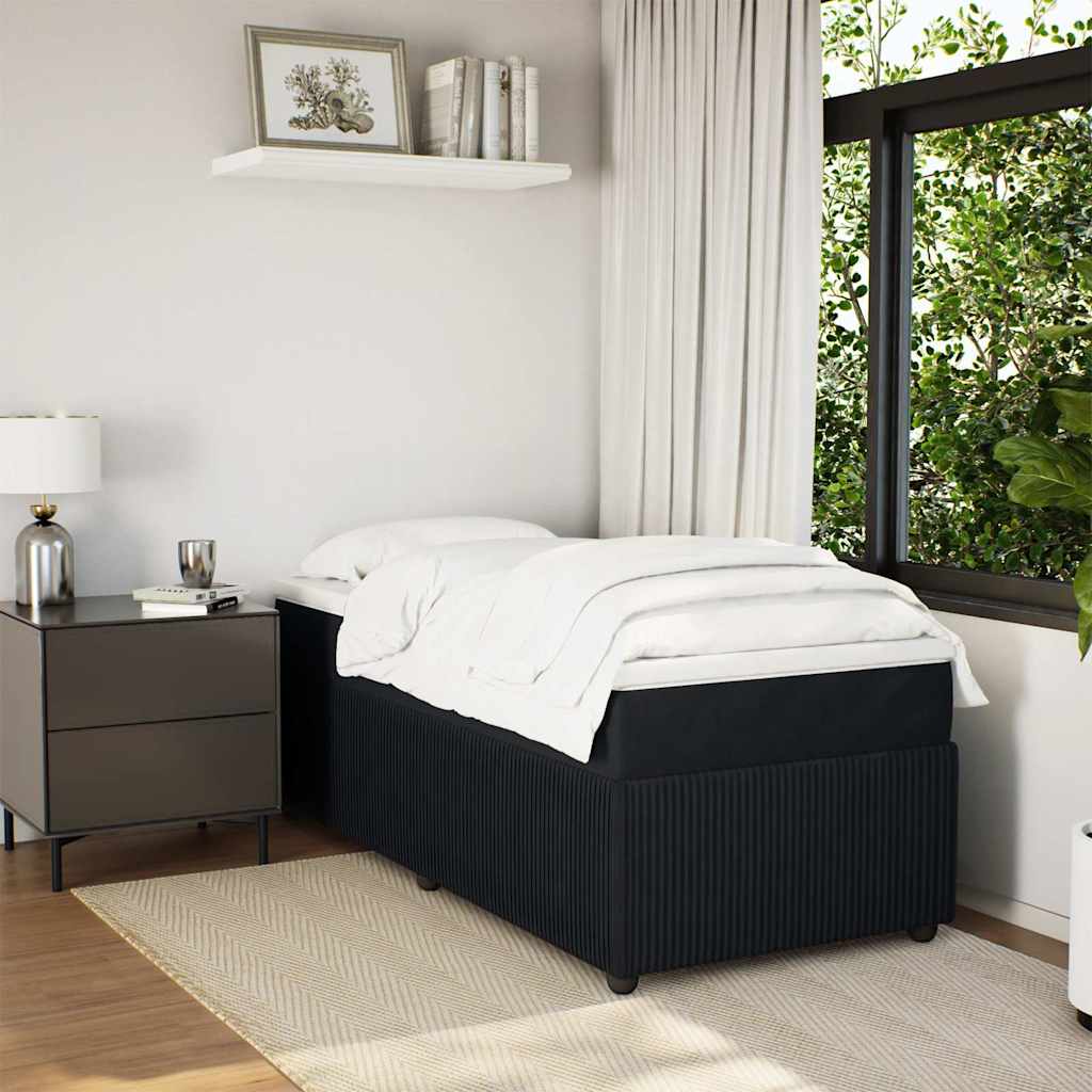 8721102705878_g_en_hd_1 vidaXL Box Spring Bed with Mattress Black King Single Velvet - Image 3