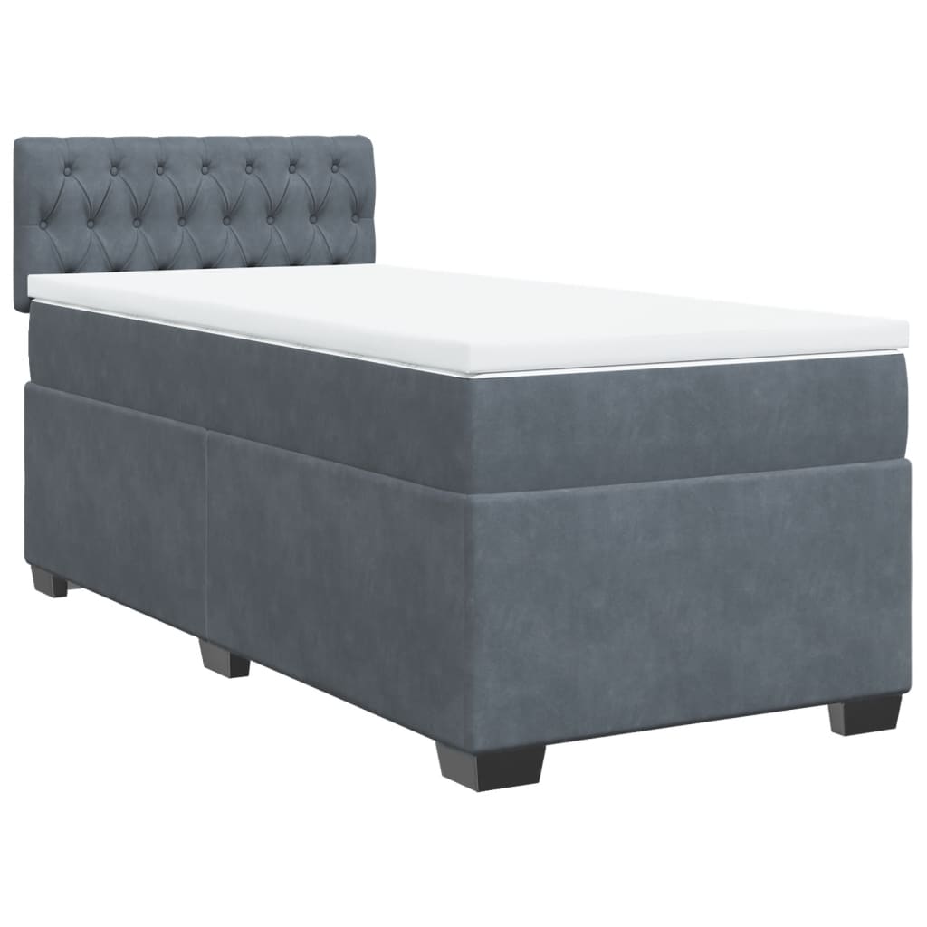 8721102709586_a_en_hd_1 vidaXL Box Spring Bed with Mattress Dark Grey King Single Fabric - Image 2
