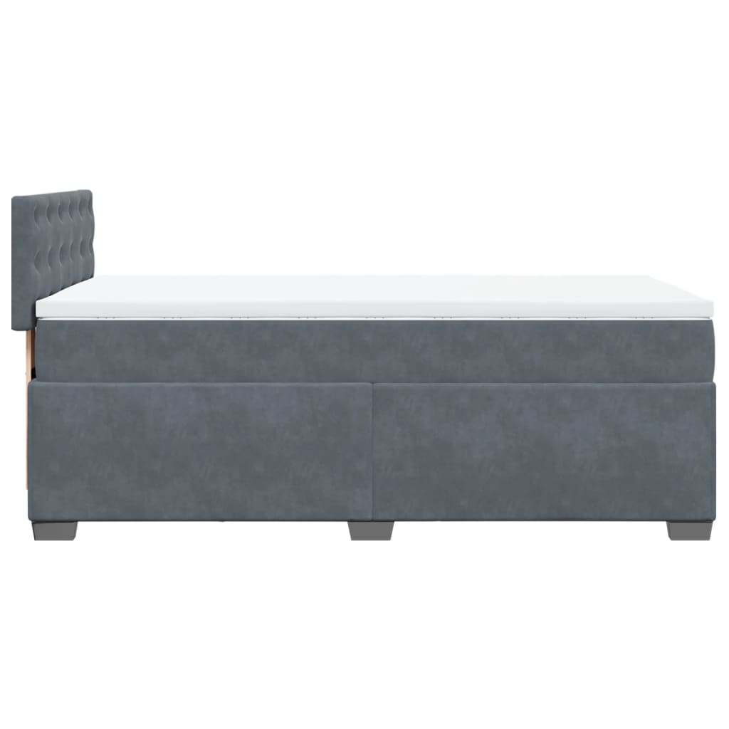 8721102709609_g_en_hd_7 vidaXL Box Spring Bed with Mattress Dark Grey King Single Fabric - Image 9