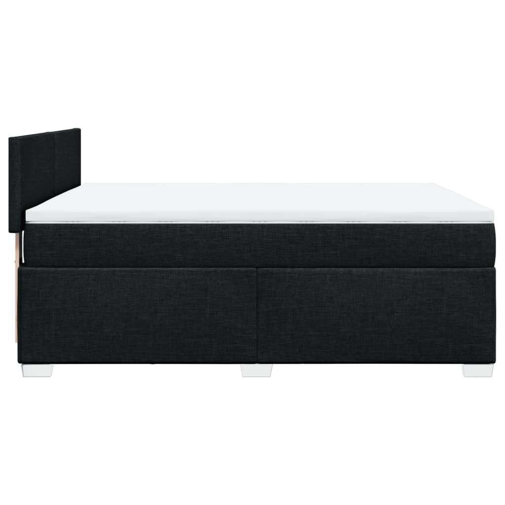 8721102709630_g_en_hd_7 vidaXL Box Spring Bed with Mattress Black Double Fabric - Image 9