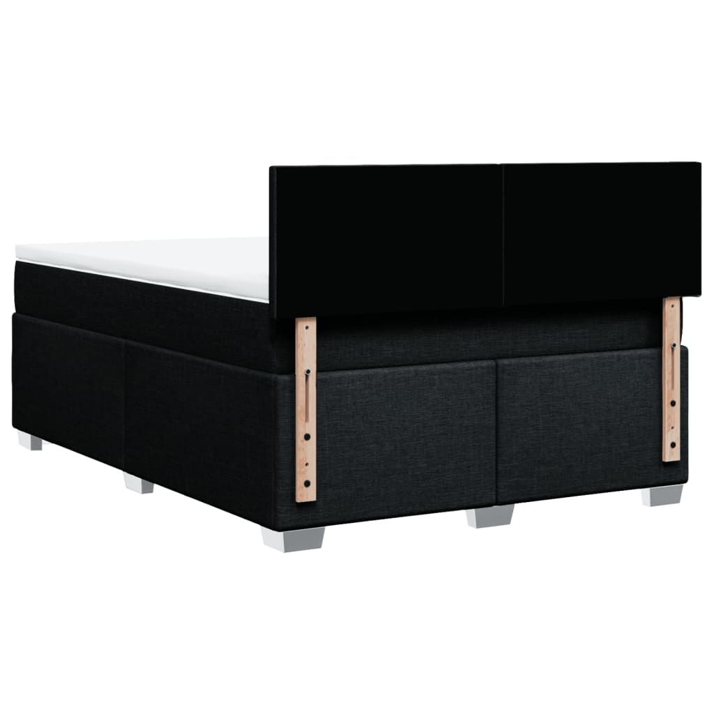 8721102709630_g_en_hd_8 vidaXL Box Spring Bed with Mattress Black Double Fabric - Image 10
