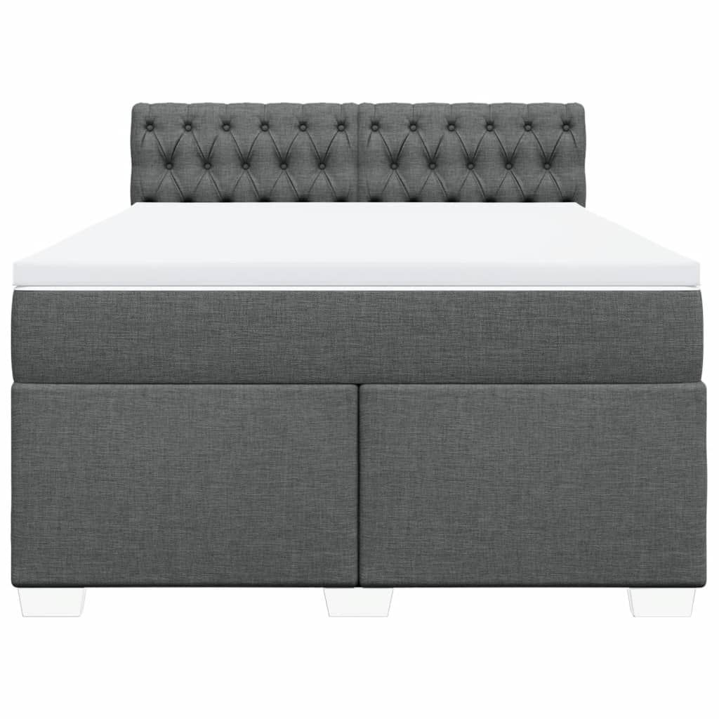 8721102709678_g_en_hd_2 vidaXL Box Spring Bed with Mattress Black Double Fabric - Image 4