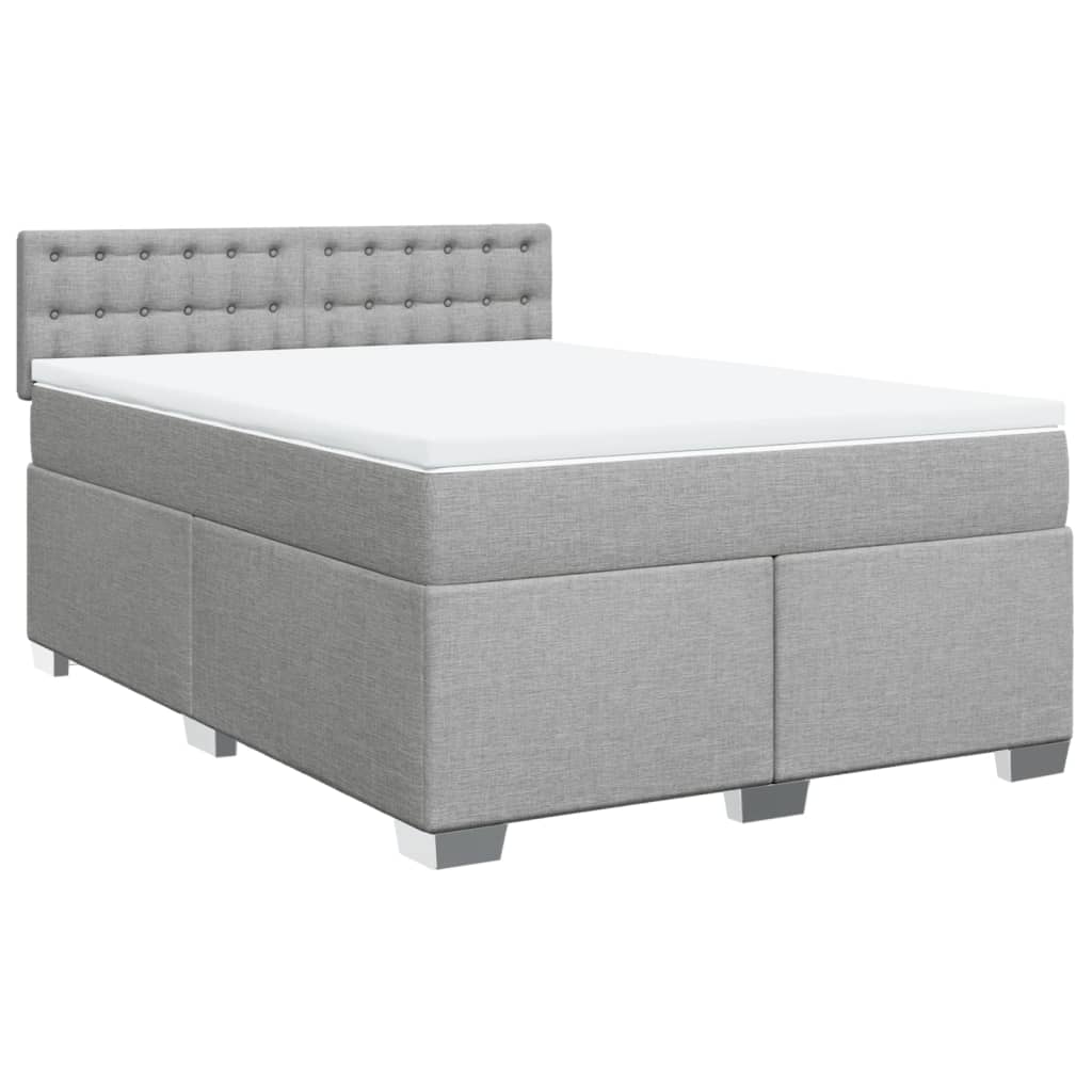 8721102709685_a_en_hd_1 vidaXL Box Spring Bed with Mattress Dark Grey Double Fabric - Image 2
