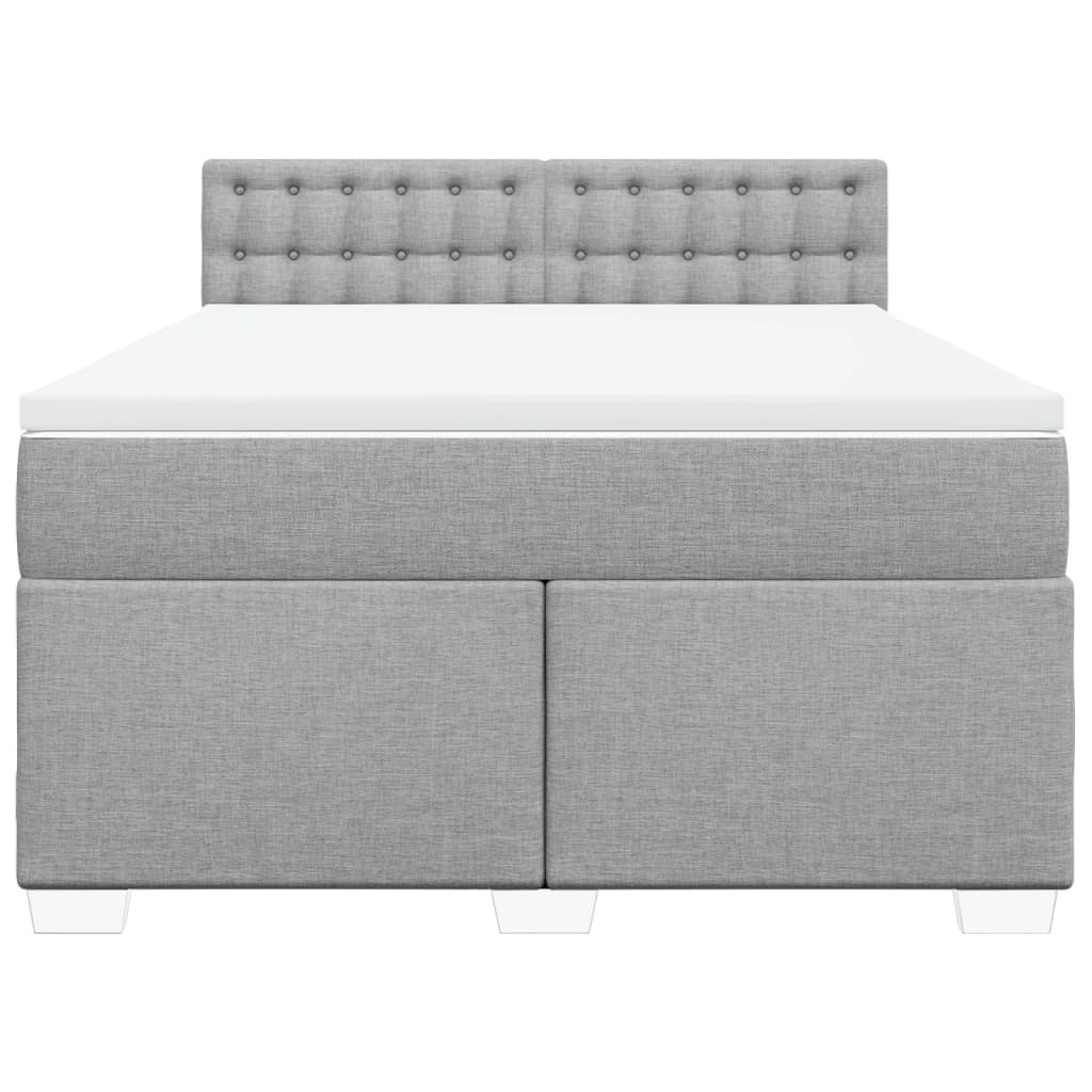 8721102709685_g_en_hd_2 vidaXL Box Spring Bed with Mattress Dark Grey Double Fabric - Image 4