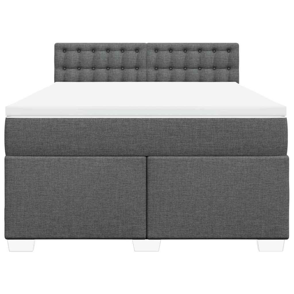 8721102709692_g_en_hd_2 vidaXL Box Spring Bed with Mattress Black Double Fabric - Image 4