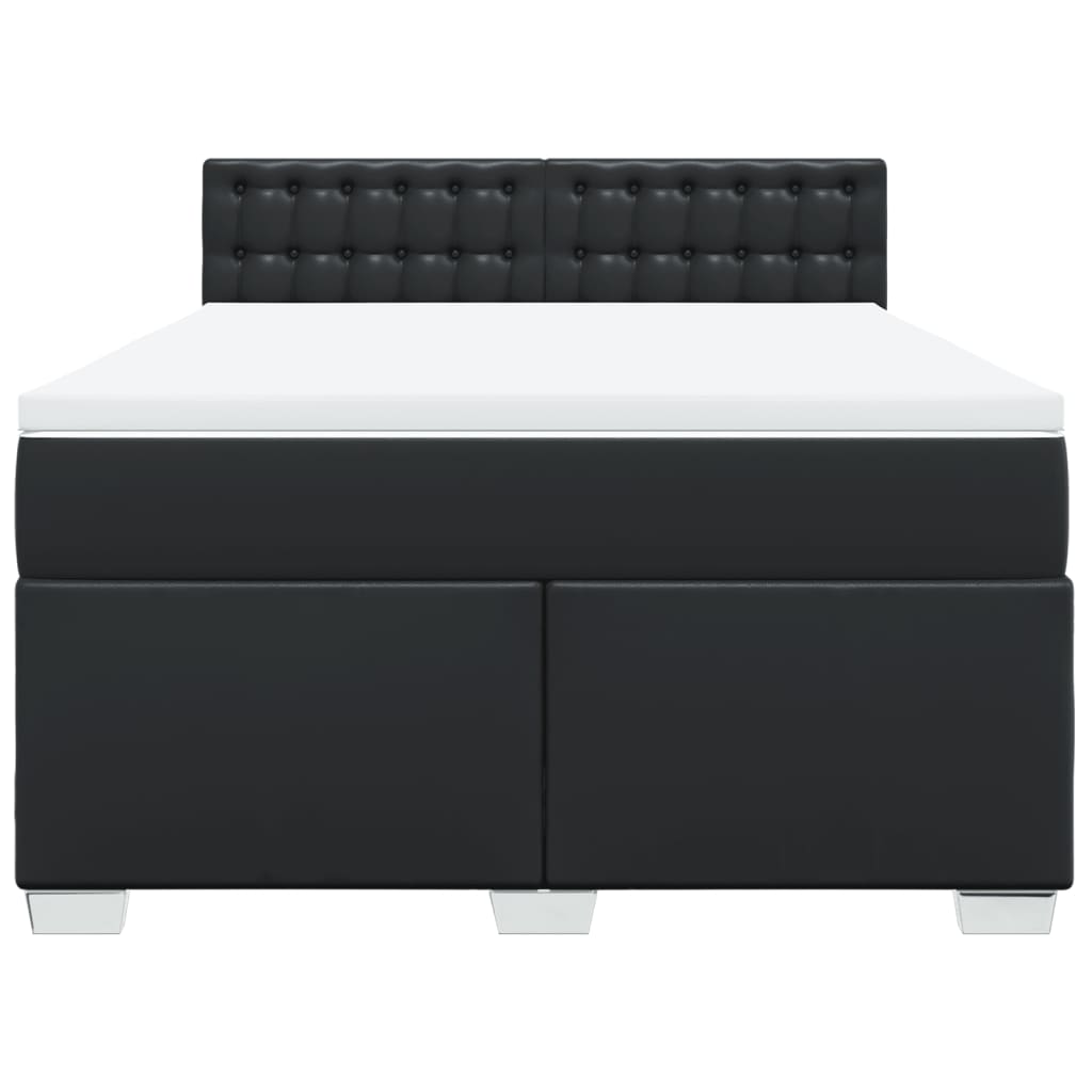8721102710360_g_en_hd_2 vidaXL Box Spring Bed with Mattress Black Double Faux Leather - Image 4