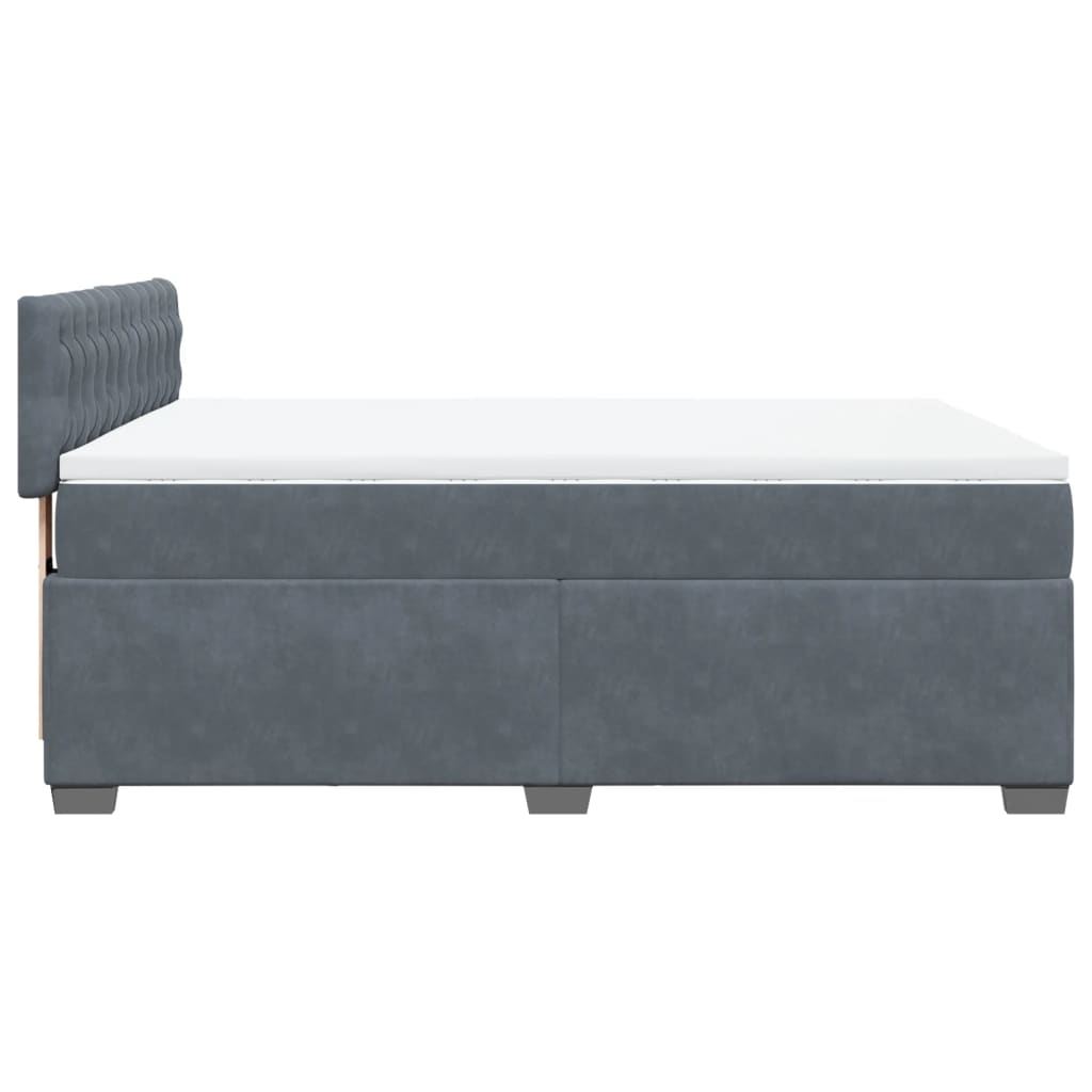 8721102713705_g_en_hd_7 vidaXL Box Spring Bed with Mattress Dark Grey Double Velvet - Image 9