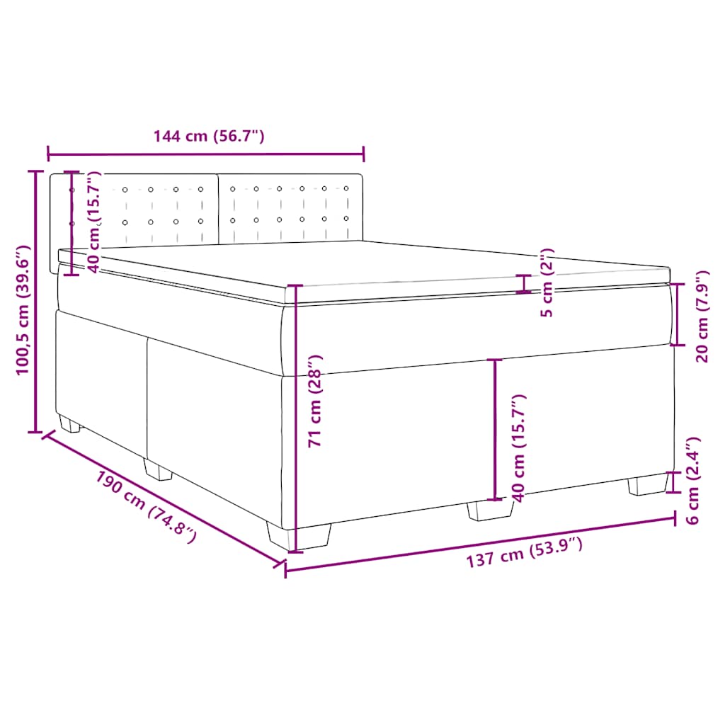 8721102713729_g_en_hd_11 vidaXL Box Spring Bed with Mattress Dark Grey Double Velvet - Image 13