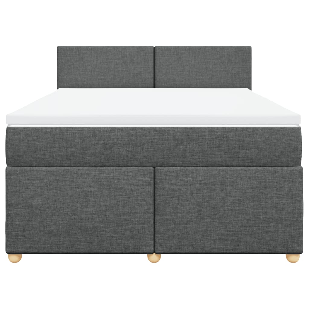 8721102717543_g_en_hd_2 vidaXL Box Spring Bed with Mattress Dark Grey Double Fabric - Image 4
