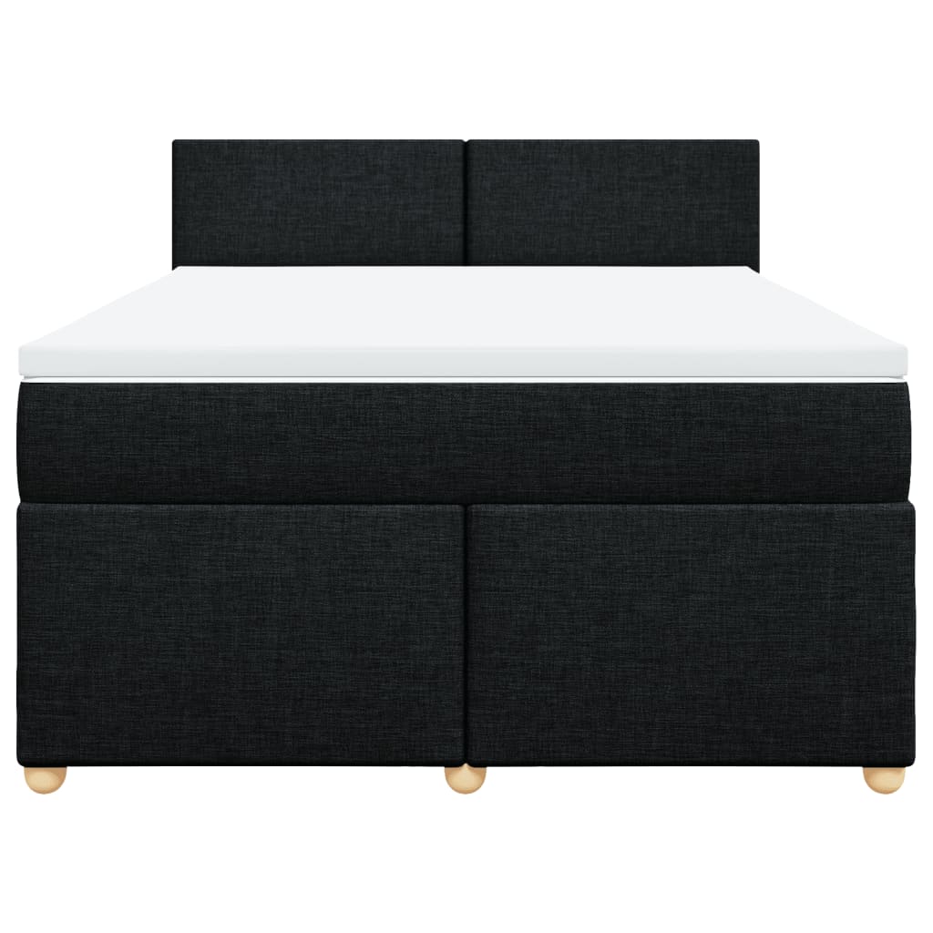 8721102717550_g_en_hd_2 vidaXL Box Spring Bed with Mattress Black Double Fabric - Image 4