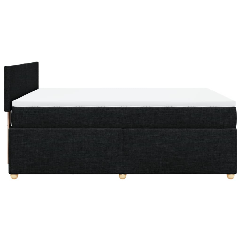 8721102717550_g_en_hd_3 vidaXL Box Spring Bed with Mattress Black Double Fabric - Image 5