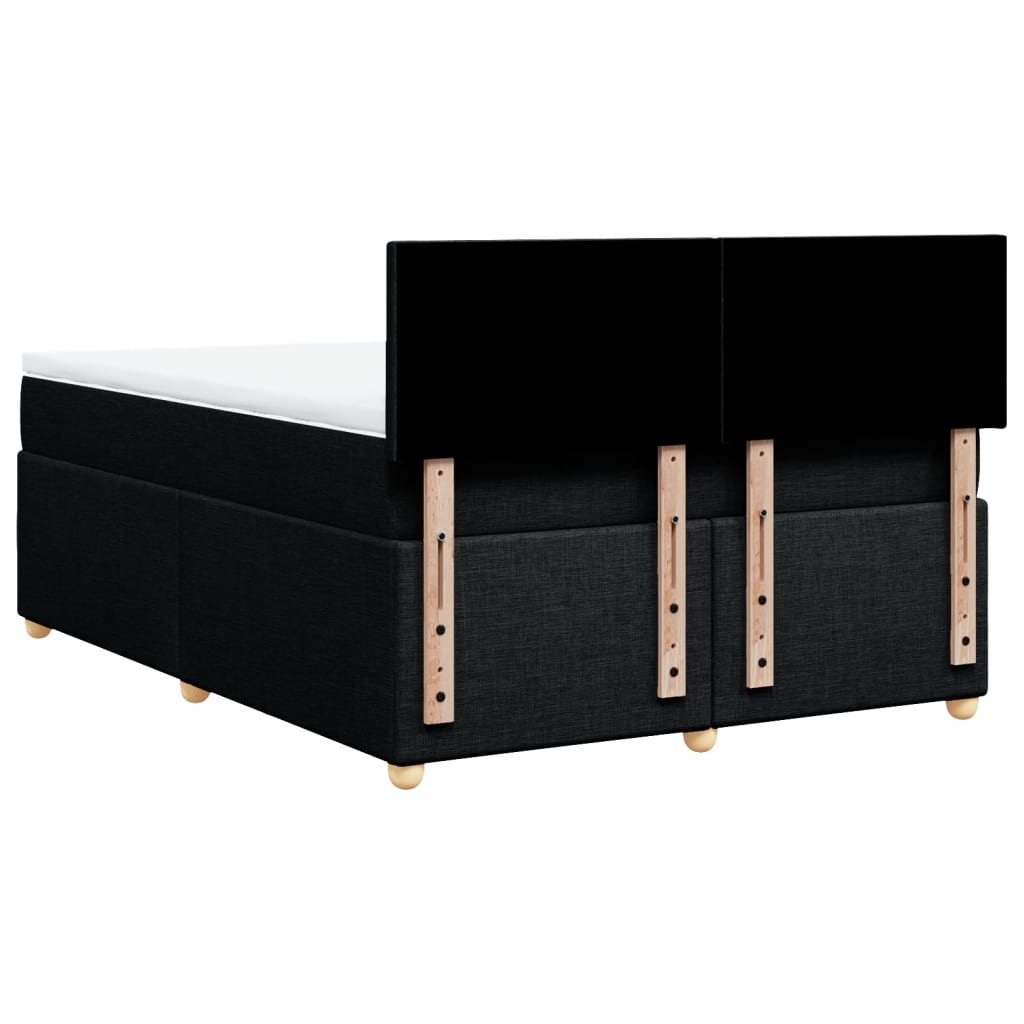 8721102717550_g_en_hd_4 vidaXL Box Spring Bed with Mattress Black Double Fabric - Image 6