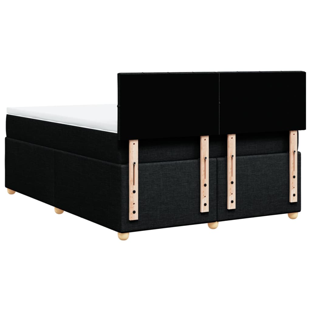 8721102717574_g_en_hd_4 vidaXL Box Spring Bed with Mattress Black Double Fabric - Image 6