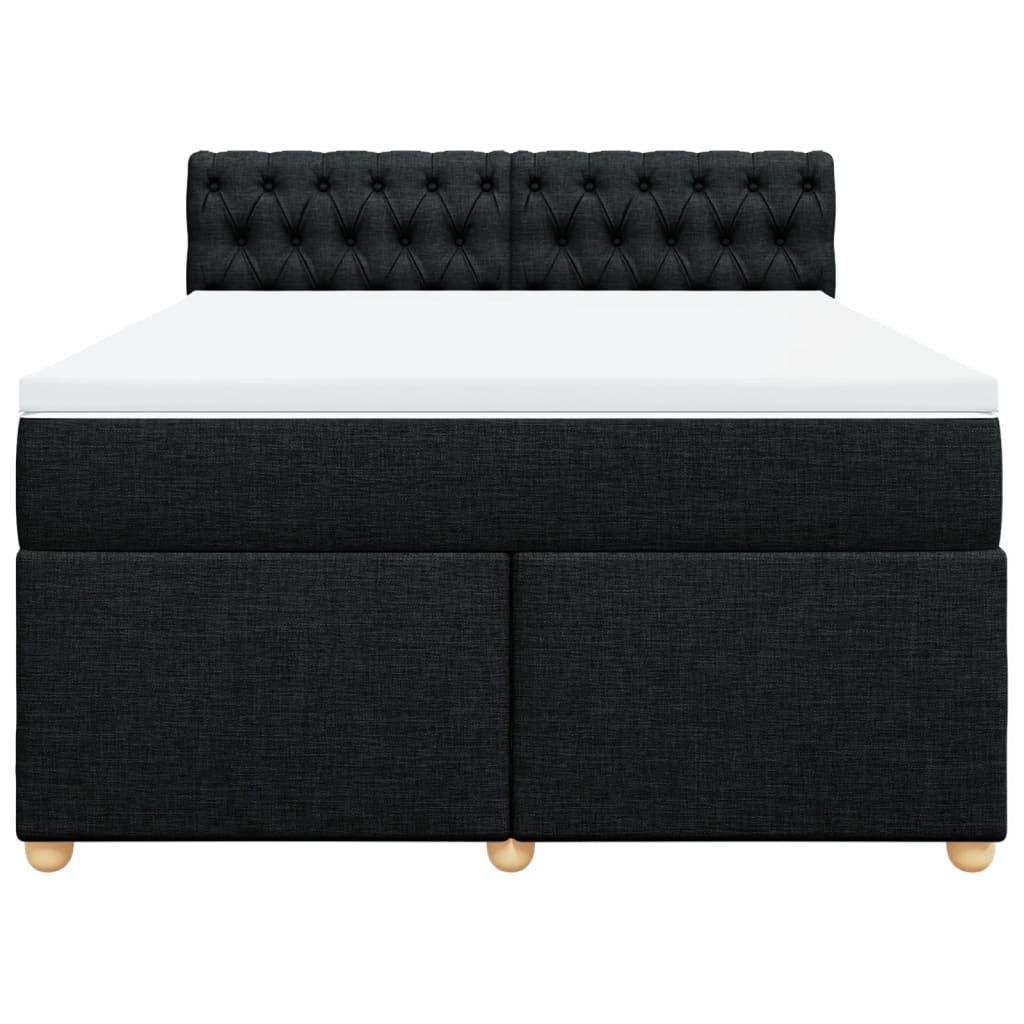 8721102717598_g_en_hd_2 vidaXL Box Spring Bed with Mattress Black Double Fabric - Image 4