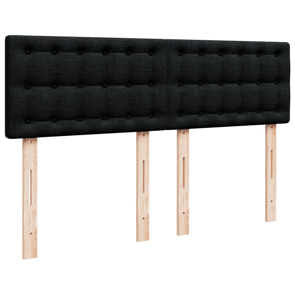 8721102717611_g_en_hd_5 vidaXL Box Spring Bed with Mattress Black Double Fabric - Image 7