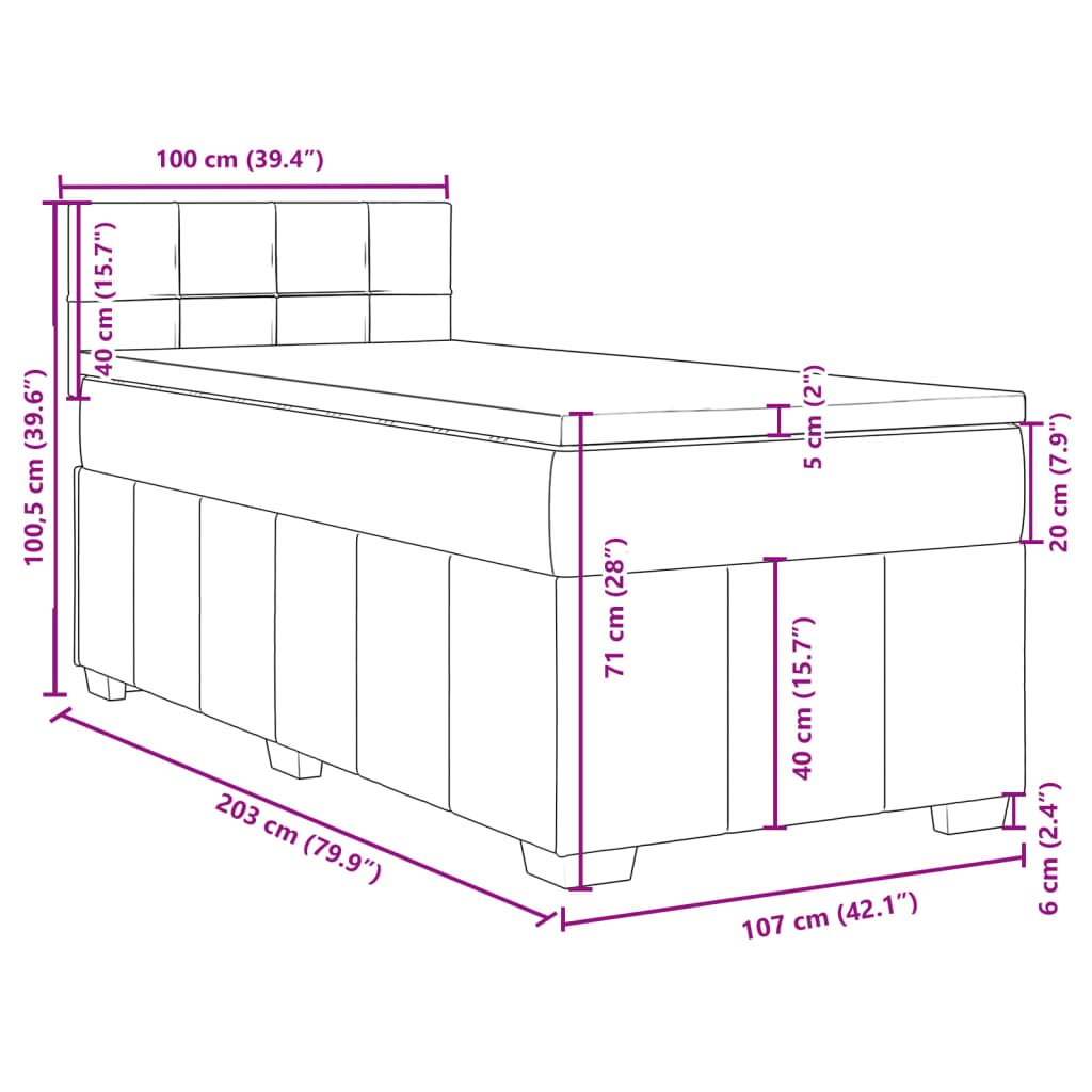 8721102721366_g_en_hd_11 vidaXL Box Spring Bed with Mattress Dark Grey King Single Fabric - Image 13