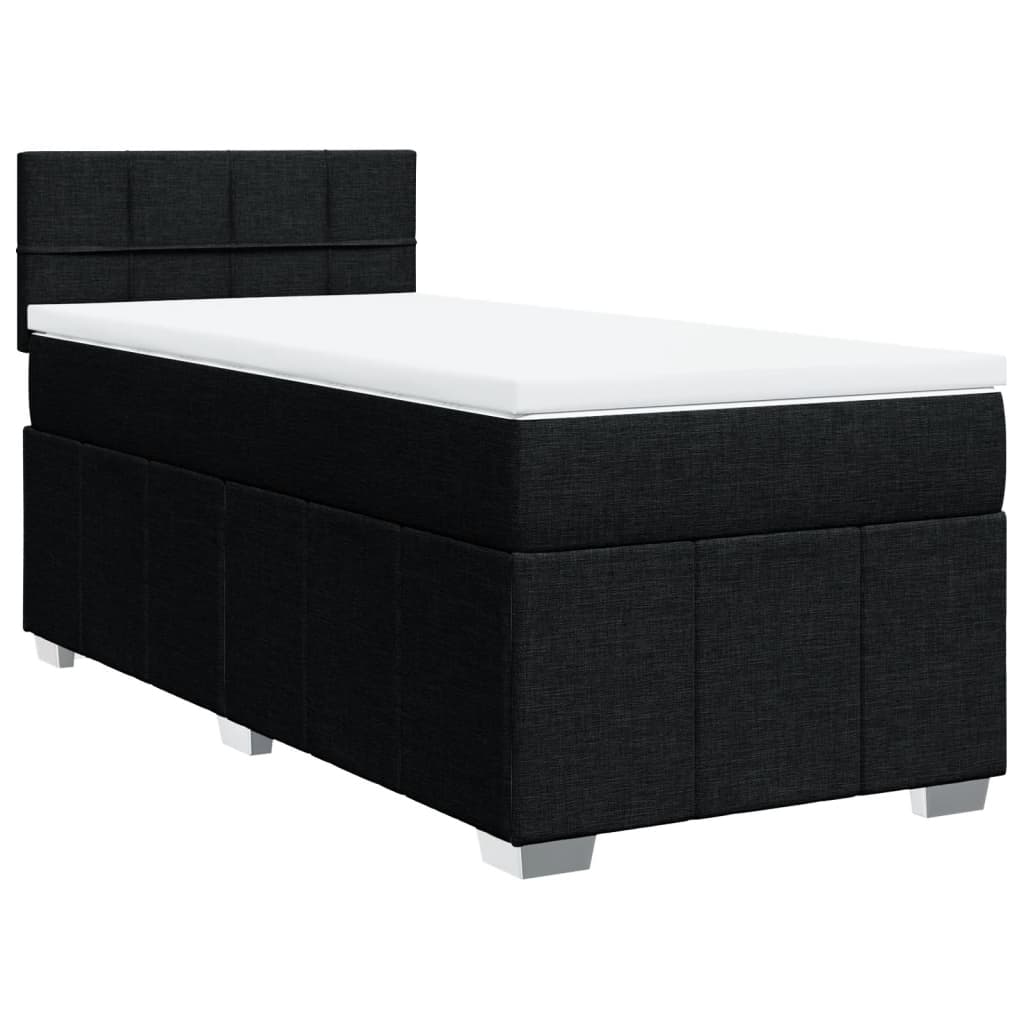 8721102721373_a_en_hd_1 vidaXL Box Spring Bed with Mattress Black King Single Fabric - Image 2