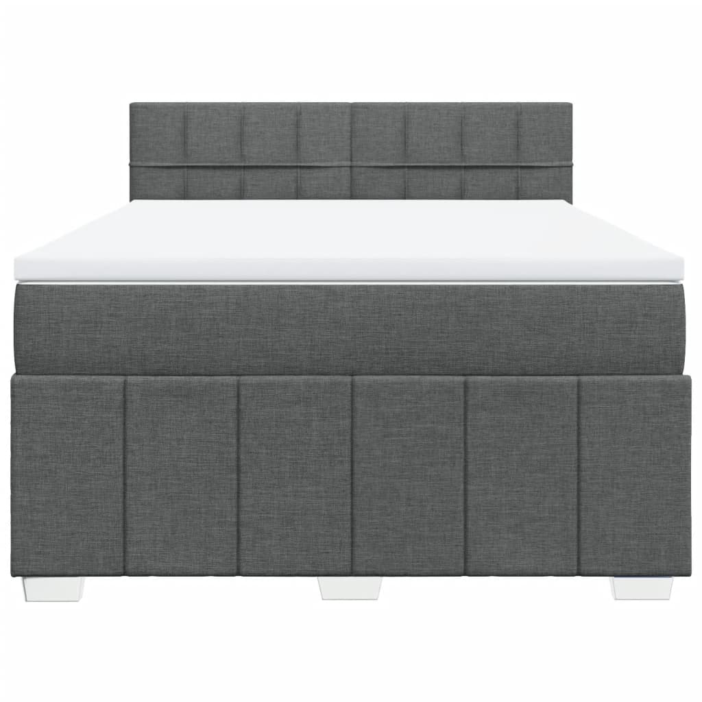 8721102721458_g_en_hd_2 vidaXL Box Spring Bed with Mattress Black Double Fabric - Image 4