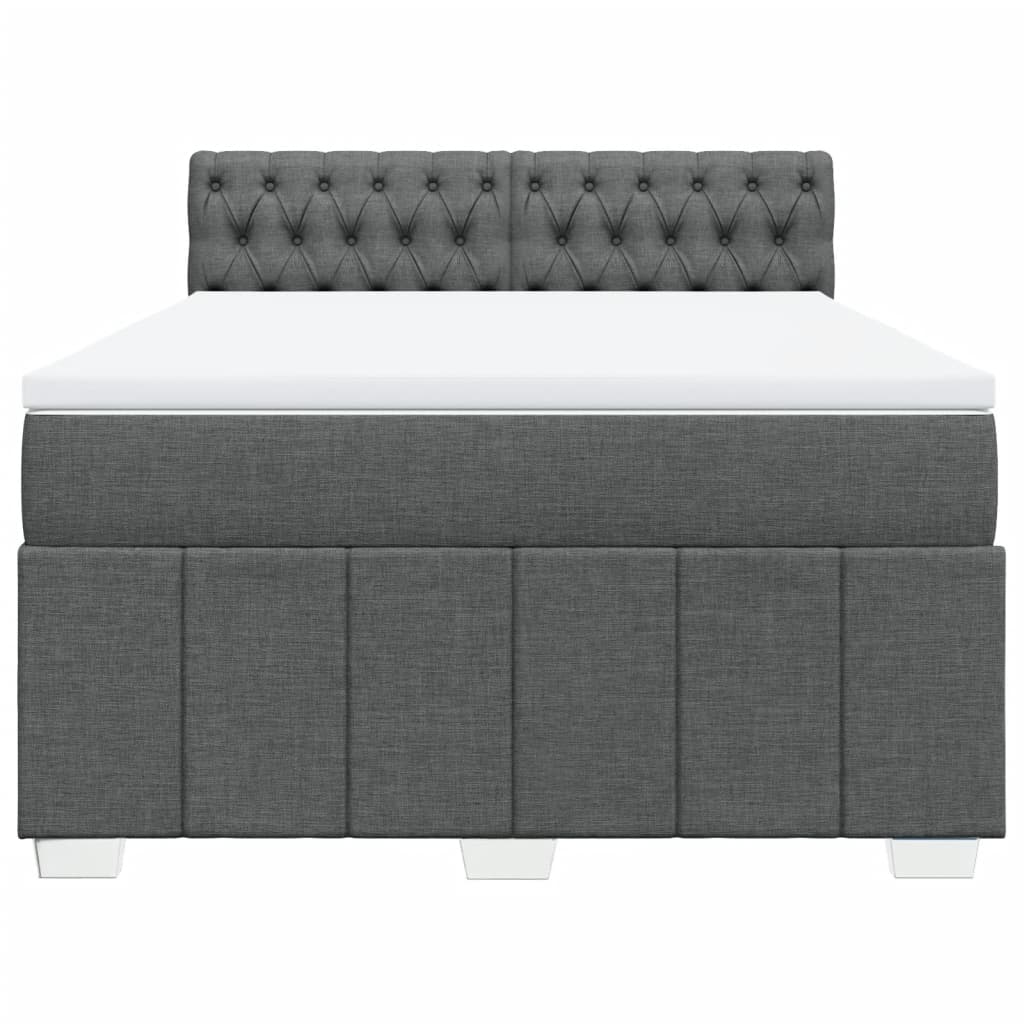 8721102721472_g_en_hd_2 vidaXL Box Spring Bed with Mattress Black Double Fabric - Image 4