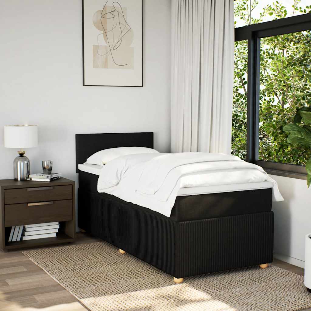 8721102728358_g_en_hd_1 vidaXL Box Spring Bed with Mattress Black King Single Fabric - Image 3