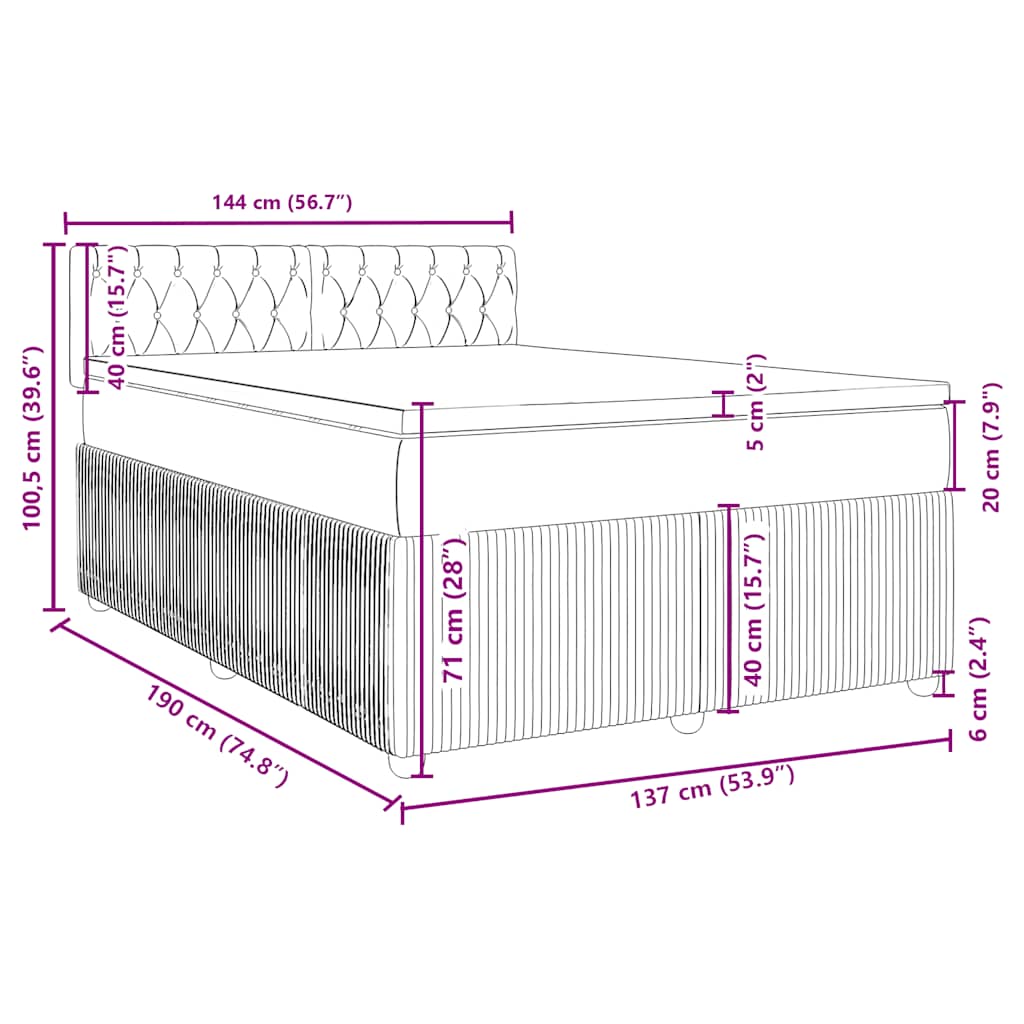 8721102728471_g_en_hd_11 vidaXL Box Spring Bed with Mattress Black Double Fabric - Image 13