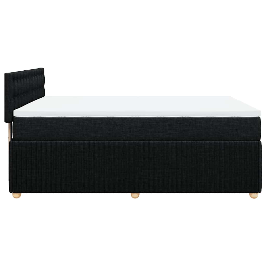 8721102728495_g_en_hd_7 vidaXL Box Spring Bed with Mattress Black Double Fabric - Image 9