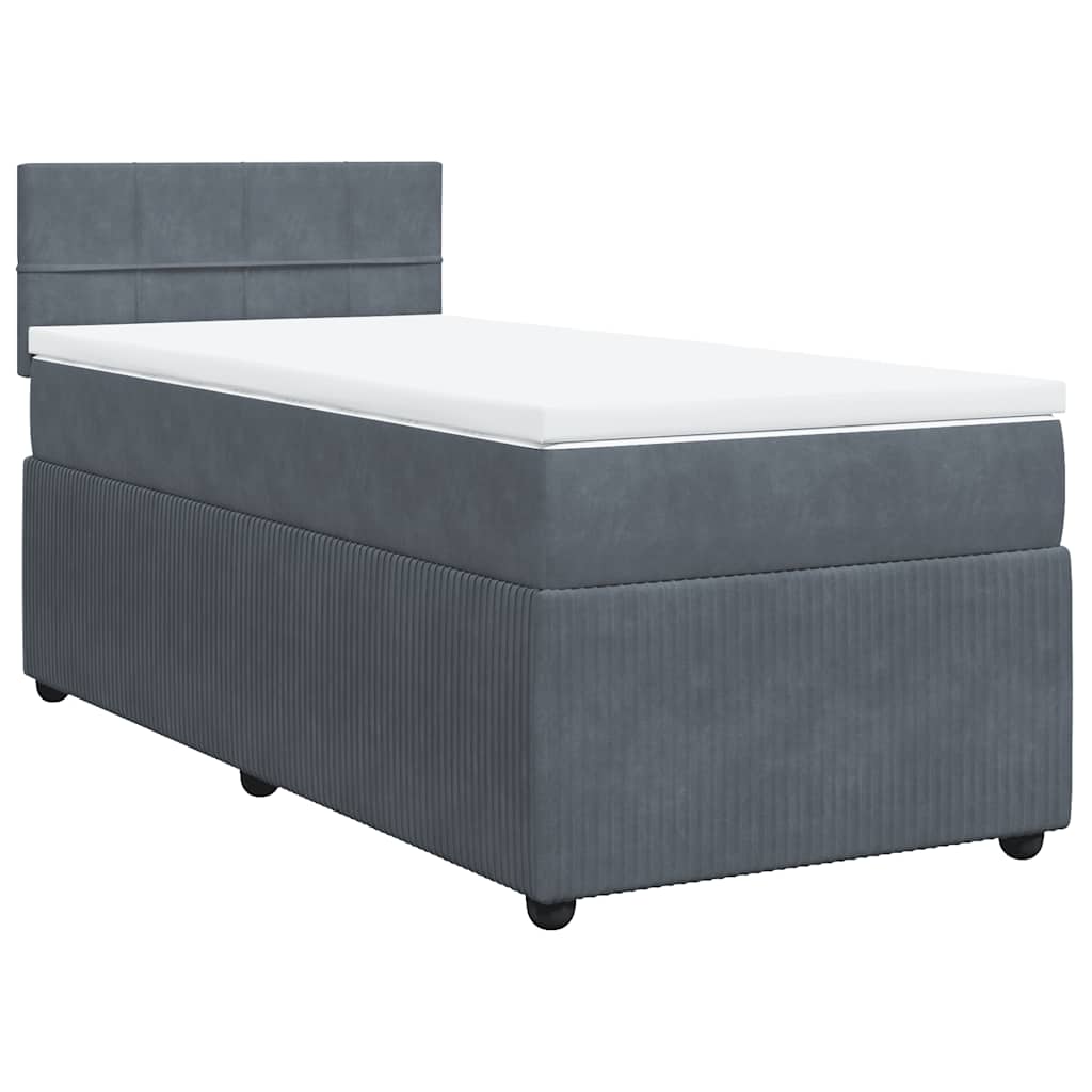 8721102728686_a_en_hd_1 vidaXL Box Spring Bed with Mattress Dark Grey King Single Velvet - Image 2