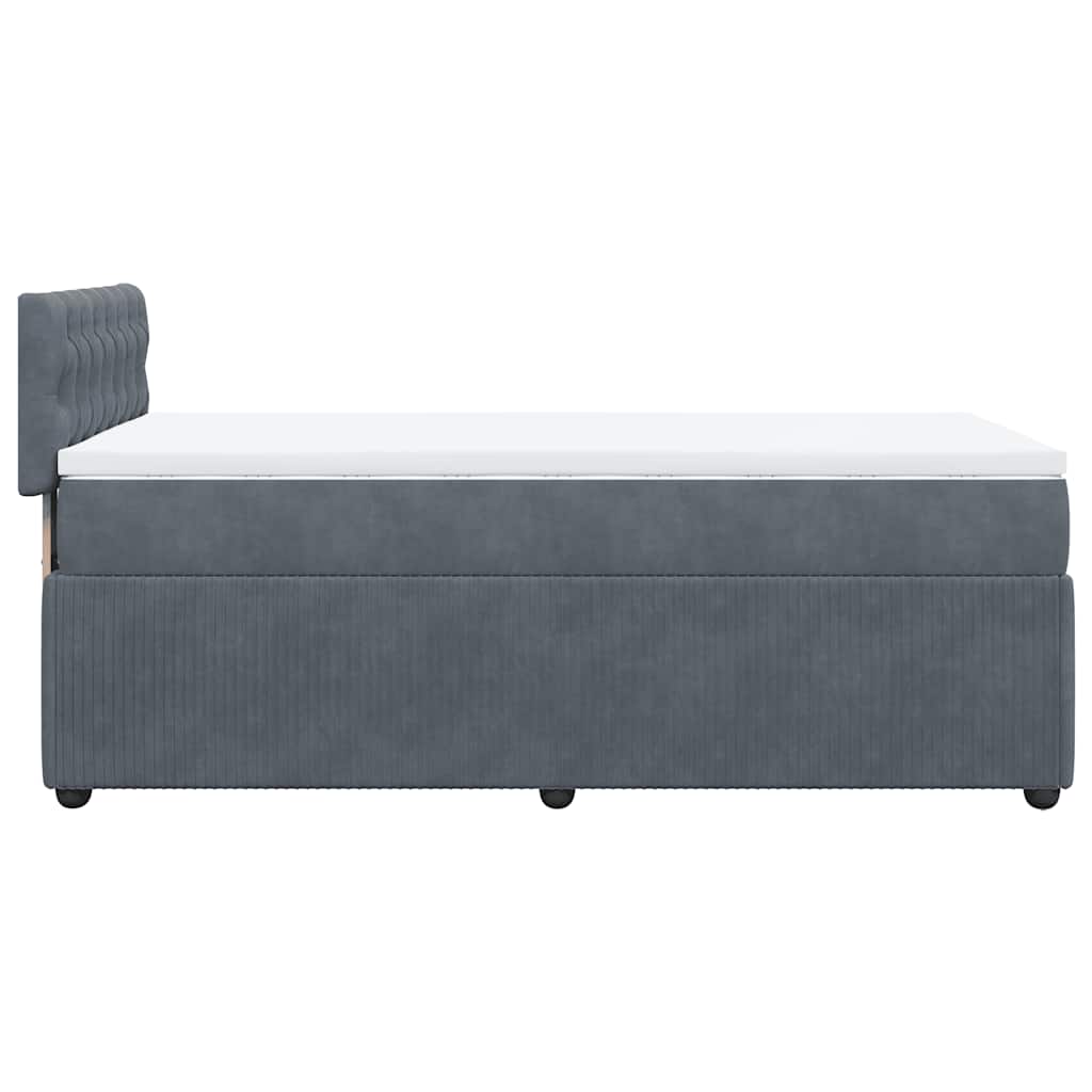 8721102728709_g_en_hd_7 vidaXL Box Spring Bed with Mattress Dark Grey King Single Velvet - Image 9
