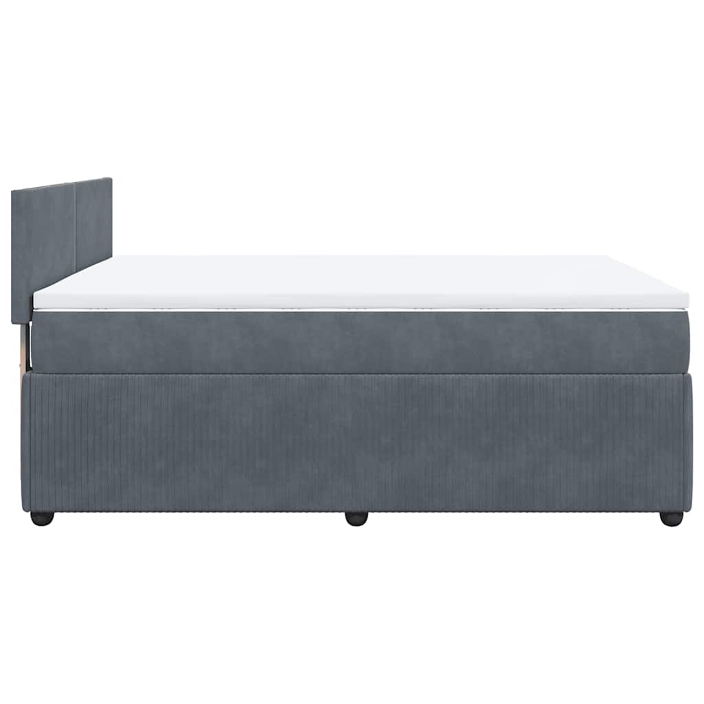 8721102728747_g_en_hd_7 vidaXL Box Spring Bed with Mattress Dark Grey Double Velvet - Image 9